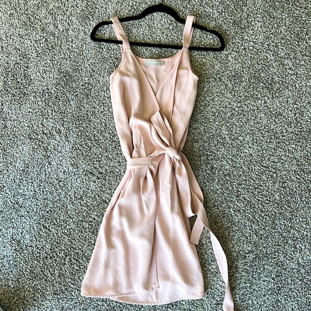 Everlane Japanese Go Weave Wrap Dress